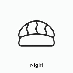 Poster - nigiri icon vector sign symbol
