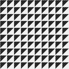 Poster - Triangles Pattern. Seamless Striped Triangles Pattern.