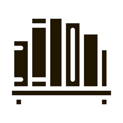 Poster - bookshelf icon Vector Glyph Illustration