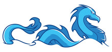 Water Dragon Mascot