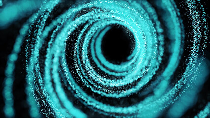 Wall Mural - abstract background with blue spiral