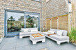 Beautiful roof terrace of a luxury home