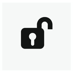 Poster - Open vector icon. Editable stroke. Symbol in Line Art Style for Design, Presentation, Website or Apps Elements, Logo. Pixel vector graphics - Vector