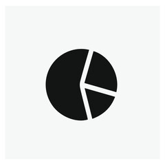 Poster - Diagram vector icon.  Editable stroke. Linear style sign for use on web design and mobile apps, logo. Symbol illustration. Pixel vector graphics - Vector