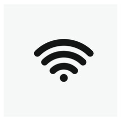 Poster - Wireless vector icon.  Editable stroke. Linear style sign for use on web design and mobile apps, logo. Symbol illustration. Pixel vector graphics - Vector