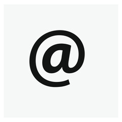 Poster - e mail vector icon.  Editable stroke. Linear style sign for use on web design and mobile apps, logo. Symbol illustration. Pixel vector graphics - Vector