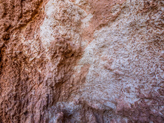 Canvas Print - Mineral and geological provencal landscape with rocks offering many colors