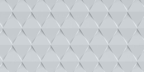 3d illustration. White background with 3d effect. Decorative panel. Stylish texture and tile for your design 