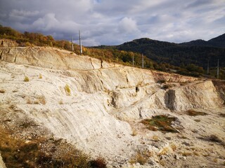 Wall Mural - autumn mountain landscape in sochi