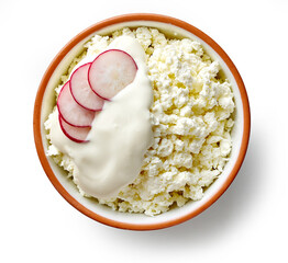 Sticker - bowl of cottage cheese