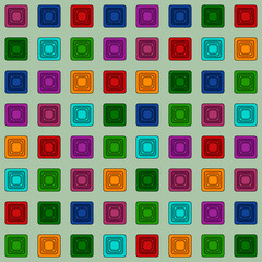 Poster - Jewels Pattern. Seamless Jewels Pattern.