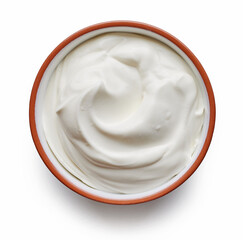 Canvas Print - bowl of sour cream