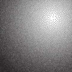 Poster - Stochastic raster halftone gradient print