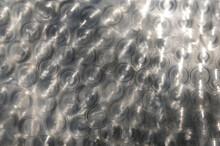 Metal Background With Sun Glare, Stainless Steel