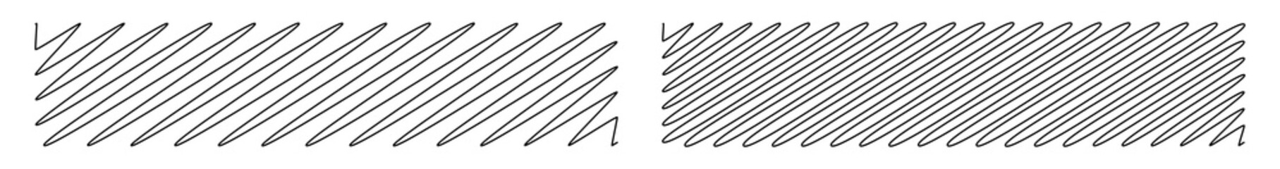 Poster - Squiggle, scrawl, curvy lines rectangular element vector illustration