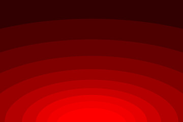 Wall Mural - Abstract striped concentric - red background, Ellipse pattern, 
