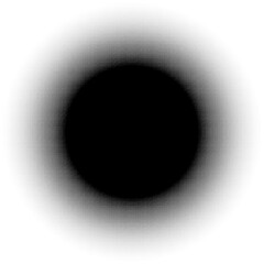 Aufkleber - Circular halftone, screentone element made of squares. Squares geometric element, icon