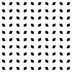 Poster - Black Checkered Diagonal Curves Squares. Abstract Wallpaper Curves Squares.