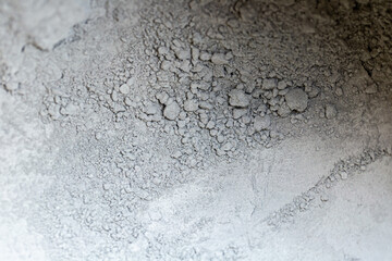 Gray cement powder abstract background