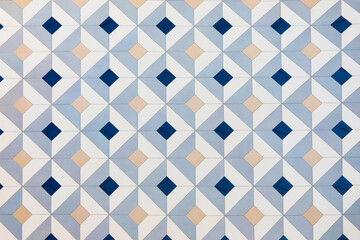 Pattern decorated floor surface background