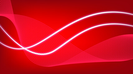 red abstract background, vector wallpaper