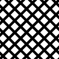 Poster - Waffle Black And White Pattern. Vector Waffle Pattern.