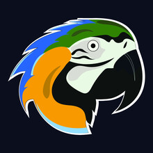 Parakeet Mascot Logo
