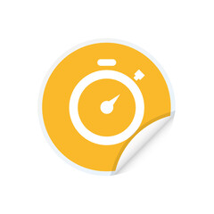 Canvas Print - Stopwatch - Sticker