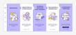 © IMG visuals icons - Family medicine onboarding vector template. Medical aid for children. Responsive mobile website with icons. Web page walkthrough 5 step screens. Health care color concept with linear illustrations