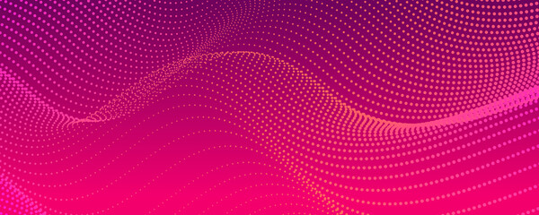 Aufkleber - Abstract futuristic halftone effect background . 