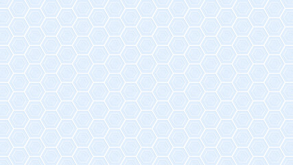 Poster - Light Blue Hexagon Stroke Wallpaper. Hexagon Abstract Background. Vector illustration