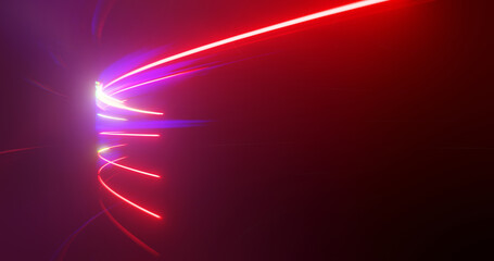 Poster - Abstract design for speed and motion, science, futuristic, energy, modern technology concept background. 3D rendering