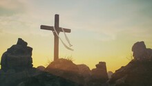 Cross On Jesus Christ Grave