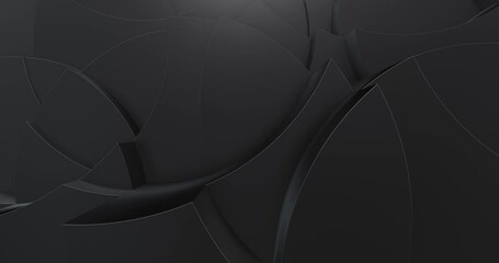 Poster - corporate business background. neutral dark grey background with metallic circular design. perfect f