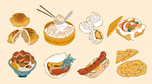 Taiwan Doodle Street Food