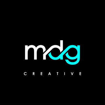 MDG Letter Initial Logo Design Template Vector Illustration