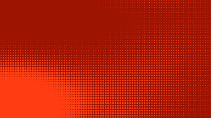 Poster - Dots halftone red purple color pattern gradient texture with technology digital background. Dots pop art comics style.