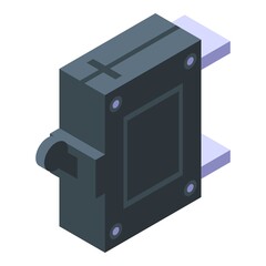 Poster - Protection breaker icon. Isometric of protection breaker vector icon for web design isolated on white background