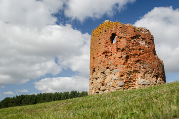 Ruins of Piltene castle, Latvia