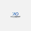 Md letter md icon md logo medicine logo