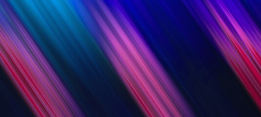 Wall Mural - Colorful gradient pink diagonal lines motion blur stripes background banner