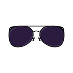 Canvas Print - sunglasses accessory icon