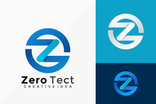 Letter Z Zero Tecnology Logo Vector Design. Abstract Emblem, Designs Concept, Logos, Logotype Element For Template.