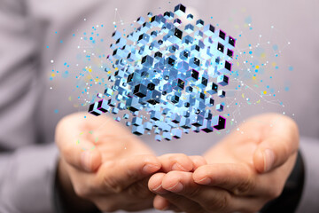Ui of Cloud Computing Technology Internet Storage Network Concept