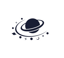 Wall Mural - space planet symbol