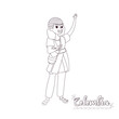 © illustratiostock - Indigenous of the Sierra Nevada. Colombian culture - Vector illustration