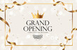 © olegganko - Grand Opening Luxury Invitation Banner Background. Vector Illustration