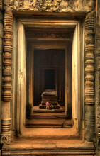 An Altar At The Banteay Samre Temple Located At Angkor In Cambodia   