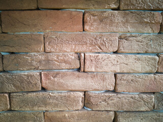 Canvas Print - Background with brick wall detail