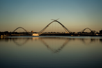 Wall Mural - Perth City Skyline at sunrise